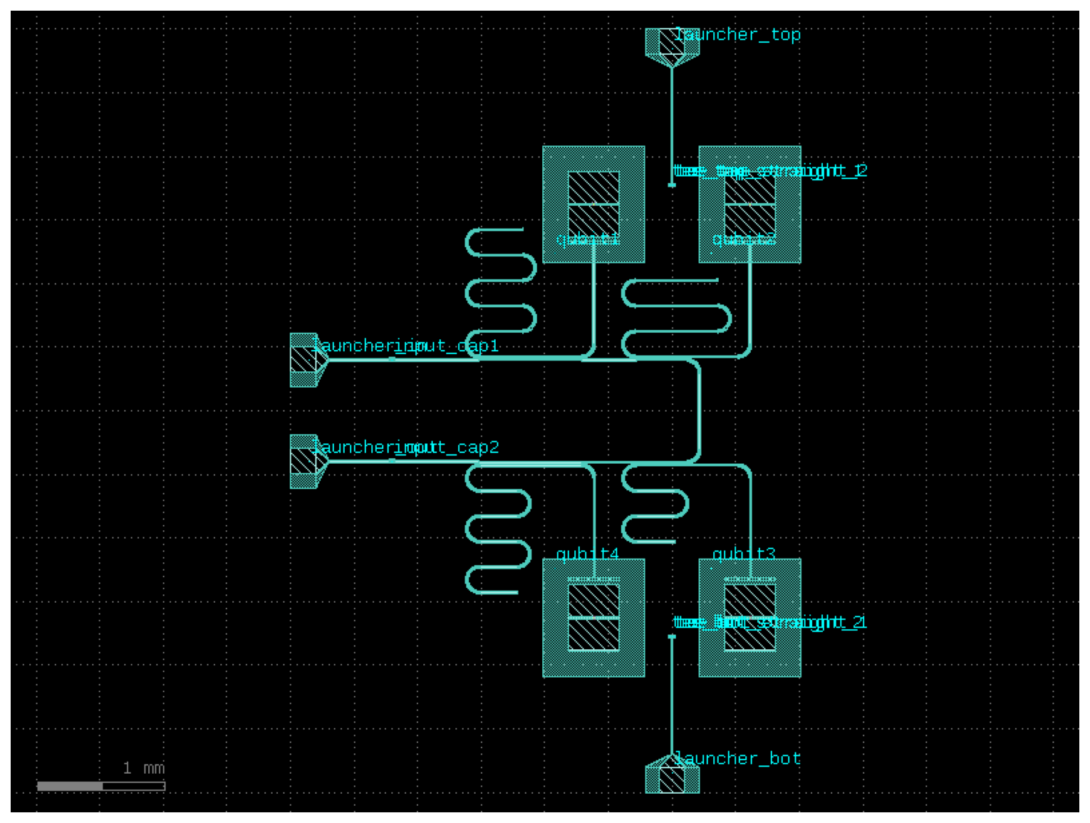 Qubit Test Chip